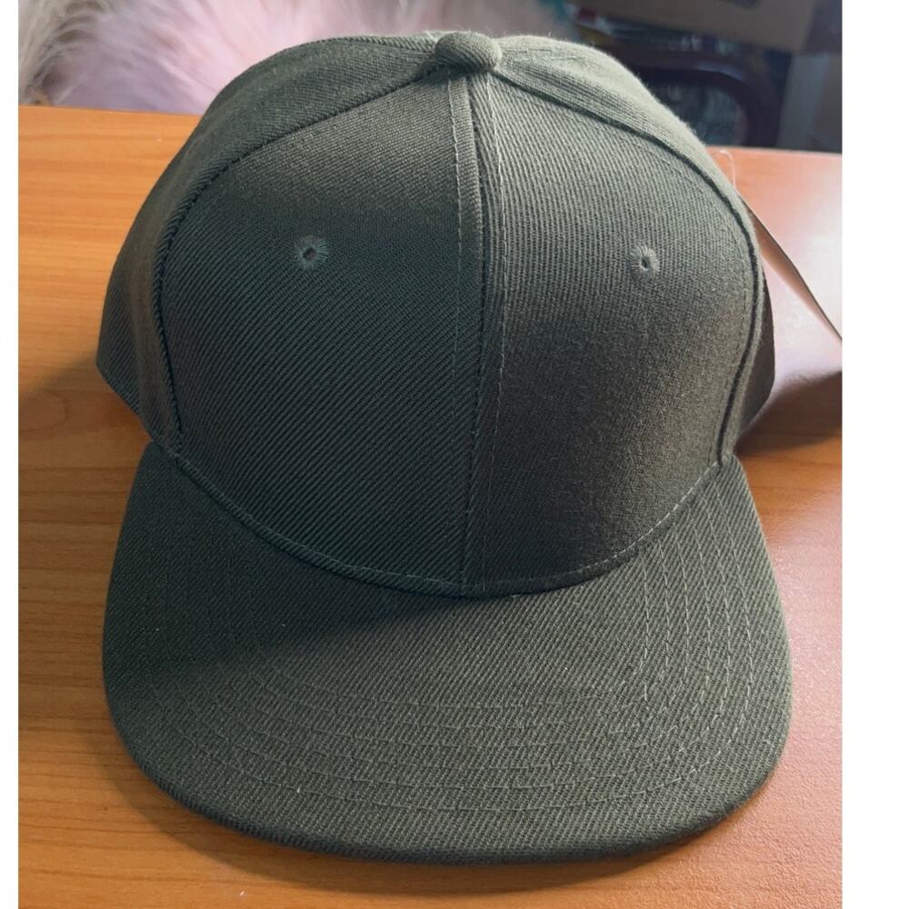 New Youth Snapback Hat – Army green hat/cap N
